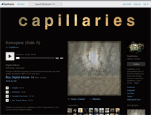 Tablet Screenshot of capillaries.bandcamp.com