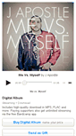 Mobile Screenshot of japostle.bandcamp.com