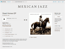 Tablet Screenshot of mexicanjazz.bandcamp.com