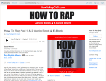 Tablet Screenshot of howtorapdvd.bandcamp.com