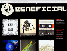 Tablet Screenshot of beneficial.bandcamp.com