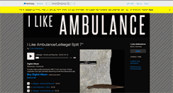 Desktop Screenshot of ilikeambulance.bandcamp.com