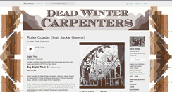 Desktop Screenshot of deadwintercarpenters.bandcamp.com
