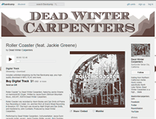 Tablet Screenshot of deadwintercarpenters.bandcamp.com
