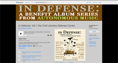 Desktop Screenshot of indefense.bandcamp.com