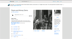 Desktop Screenshot of payneandmoney.bandcamp.com
