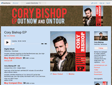 Tablet Screenshot of corybishop.bandcamp.com