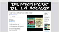 Desktop Screenshot of depravosdelamour.bandcamp.com