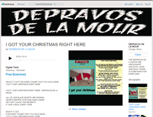 Tablet Screenshot of depravosdelamour.bandcamp.com