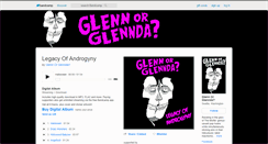 Desktop Screenshot of glennorglennda.bandcamp.com