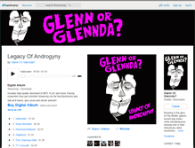Tablet Screenshot of glennorglennda.bandcamp.com