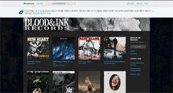 Desktop Screenshot of bloodandink.bandcamp.com