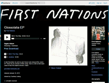 Tablet Screenshot of firstnations.bandcamp.com