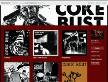 Tablet Screenshot of cokebust.bandcamp.com