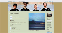 Desktop Screenshot of emptyphrases1.bandcamp.com