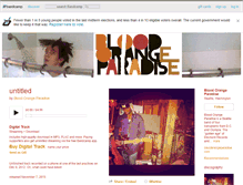 Tablet Screenshot of bloodorangeparadise.bandcamp.com