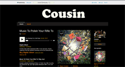 Desktop Screenshot of cousintheband.bandcamp.com