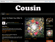 Tablet Screenshot of cousintheband.bandcamp.com