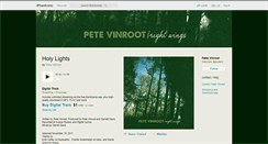 Desktop Screenshot of petevinroot.bandcamp.com