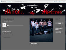 Tablet Screenshot of murdermymistress.bandcamp.com