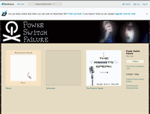 Tablet Screenshot of powerswitchfailure.bandcamp.com