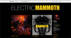 Desktop Screenshot of electricmammoth.bandcamp.com