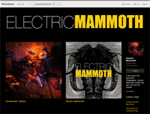 Tablet Screenshot of electricmammoth.bandcamp.com