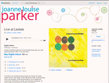 Tablet Screenshot of joannelouiseparker.bandcamp.com