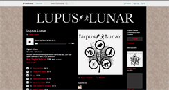Desktop Screenshot of lupuslunar.bandcamp.com