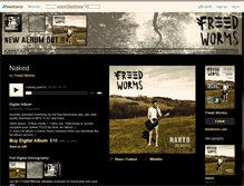Tablet Screenshot of freedworms.bandcamp.com