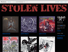 Tablet Screenshot of fuckingstolenlives.bandcamp.com