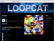 Tablet Screenshot of loopcat.bandcamp.com