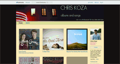 Desktop Screenshot of chriskoza.bandcamp.com