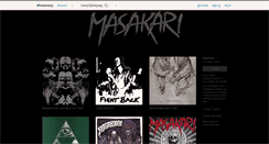 Desktop Screenshot of masakari.bandcamp.com