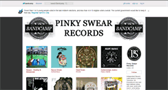 Desktop Screenshot of pinkyswearrecords.bandcamp.com