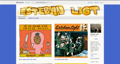 Desktop Screenshot of estebanlight.bandcamp.com
