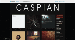 Desktop Screenshot of caspiantheband.bandcamp.com
