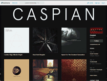 Tablet Screenshot of caspiantheband.bandcamp.com