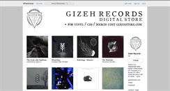 Desktop Screenshot of gizehrecords.bandcamp.com