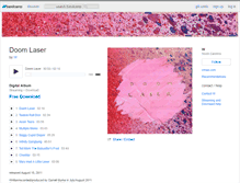 Tablet Screenshot of doomlaser.bandcamp.com