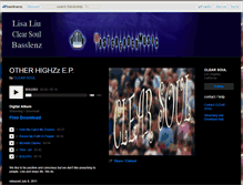 Tablet Screenshot of clearsoul.bandcamp.com