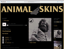 Tablet Screenshot of animalskins.bandcamp.com