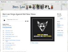 Tablet Screenshot of benlee.bandcamp.com