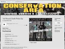 Tablet Screenshot of conservationarea.bandcamp.com