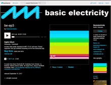 Tablet Screenshot of basicelectricity.bandcamp.com