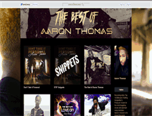 Tablet Screenshot of aaronthomas215.bandcamp.com