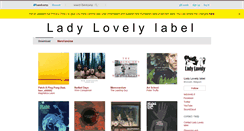Desktop Screenshot of ladylovely.bandcamp.com