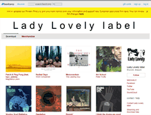 Tablet Screenshot of ladylovely.bandcamp.com