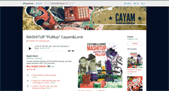 Desktop Screenshot of cayam.bandcamp.com