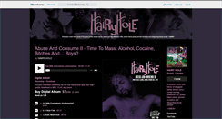 Desktop Screenshot of hairyhole.bandcamp.com